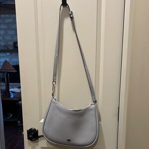 Kate spade pebble leather  Gray Shoulder Bag